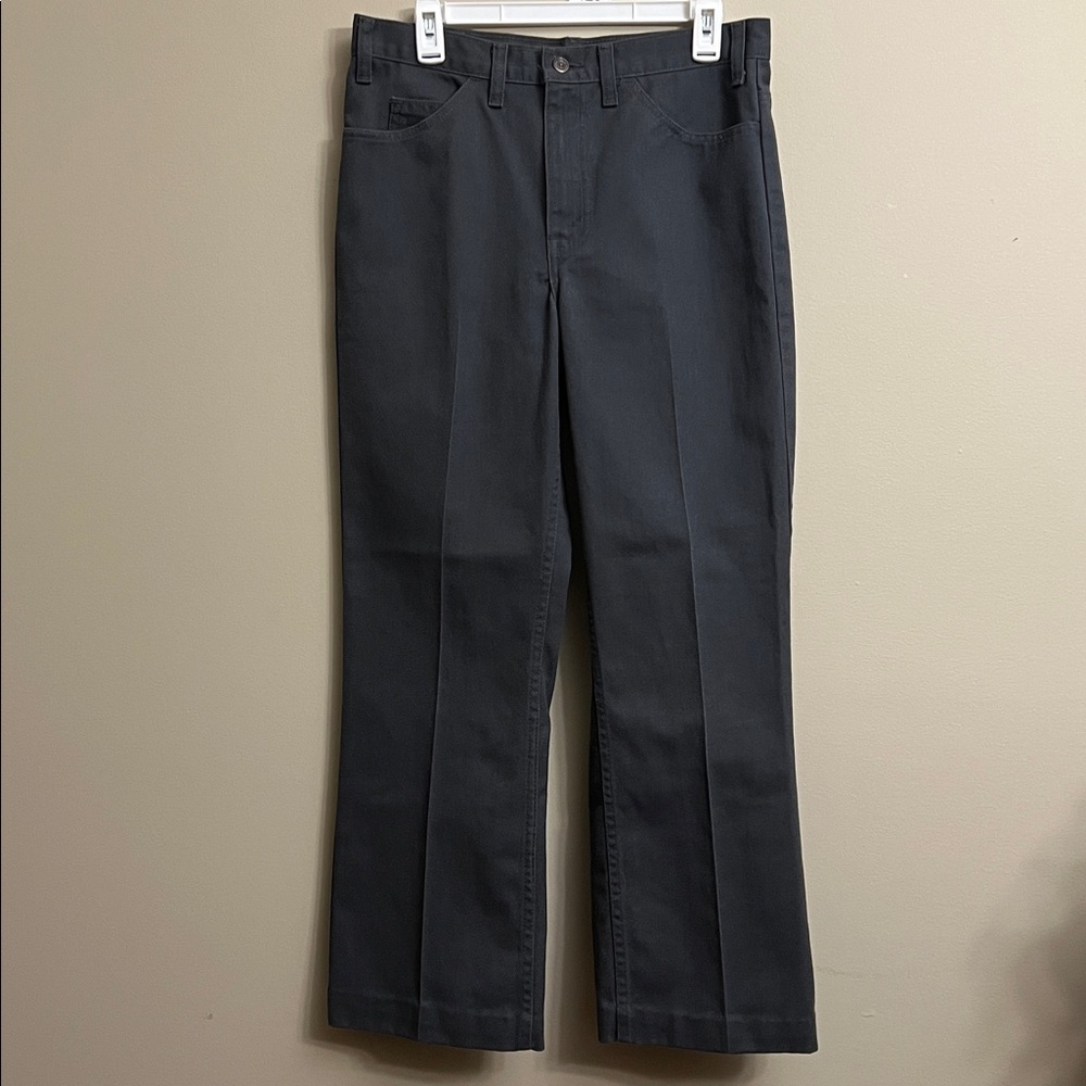 Vintage GWG “Nev’r Press” Work Pants – Gray – Union Made in Canada Size 32